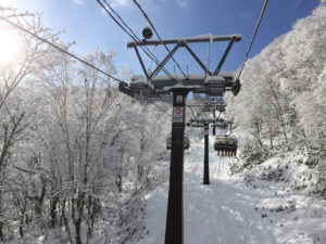 Skiing in Niseko